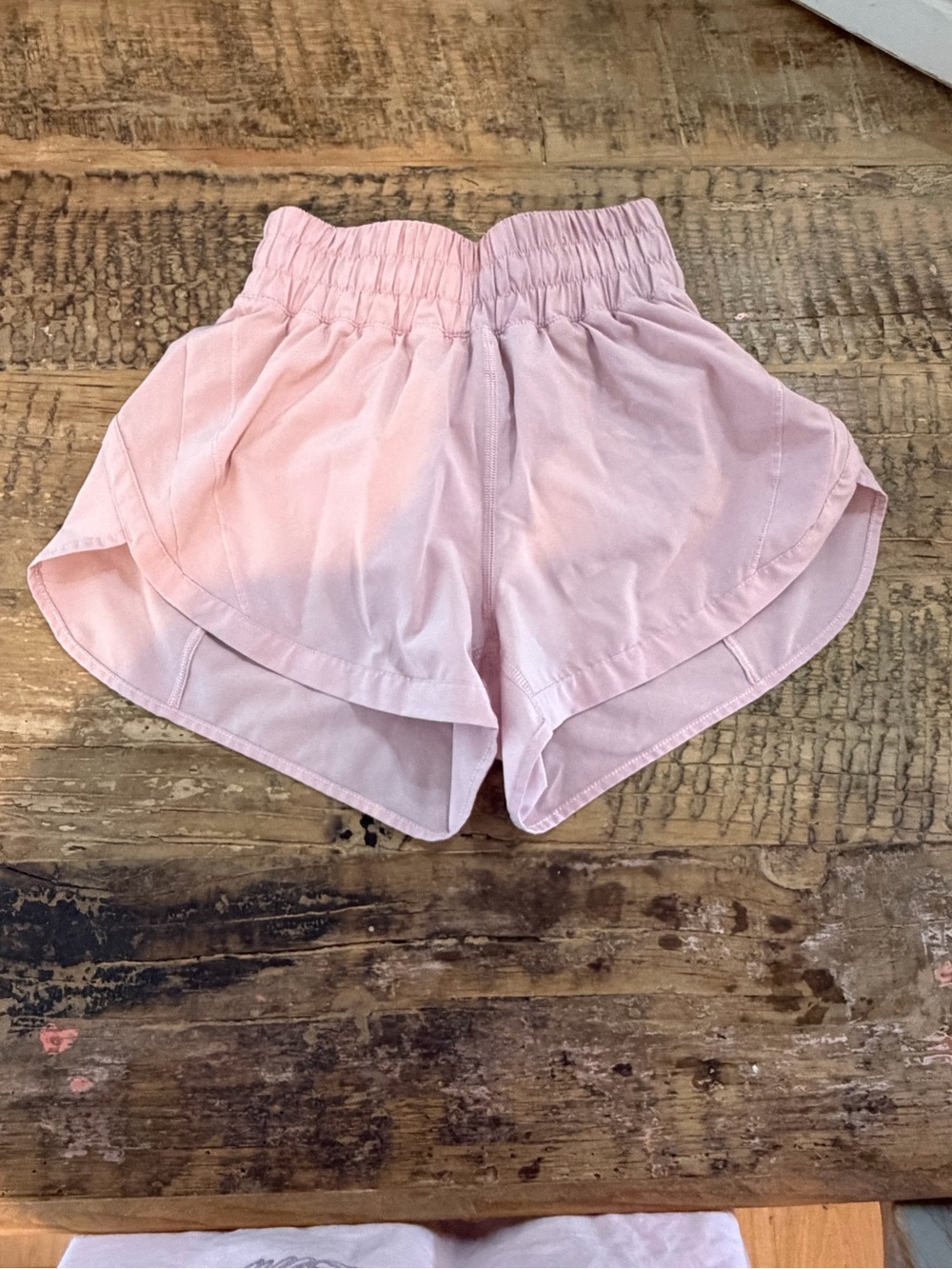Women's Pink Elastic-Waist Dolphin Shorts